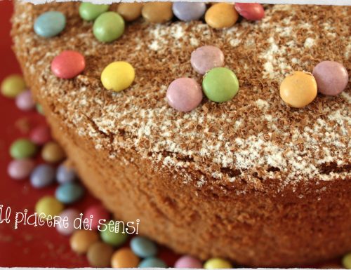Coffee chiffon cake – Chiffon cake al caffè (stampo Wilton 17,7 cm x 11,4 cm)