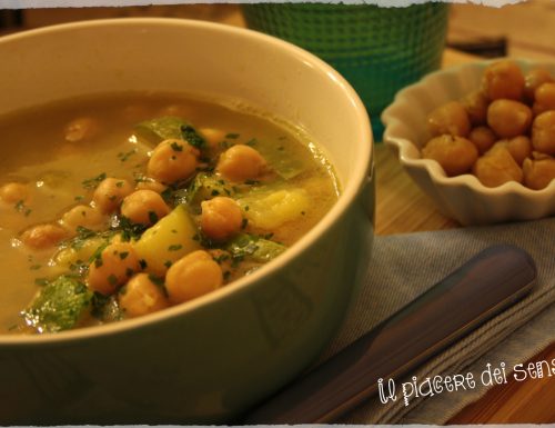 Zuppa di ceci e zucchine – la zuppa scalda cuore